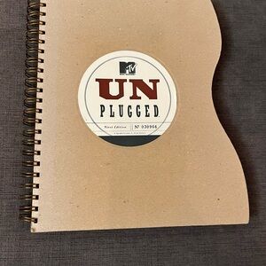 MTV Unplugged Tan Spiral Notebook